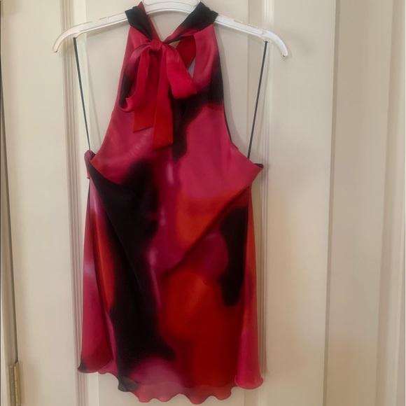 Watercolor print top - Picture 2 of 6